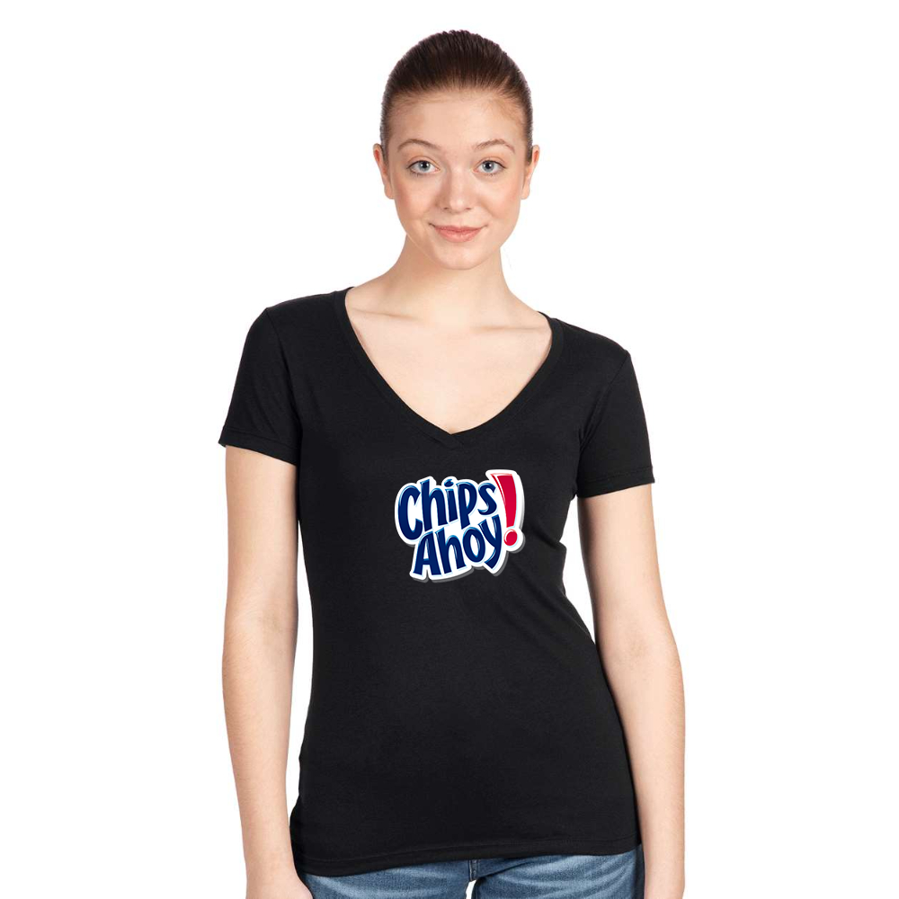 Women's Chips Ahoy Next Level V-Neck T-Shirt