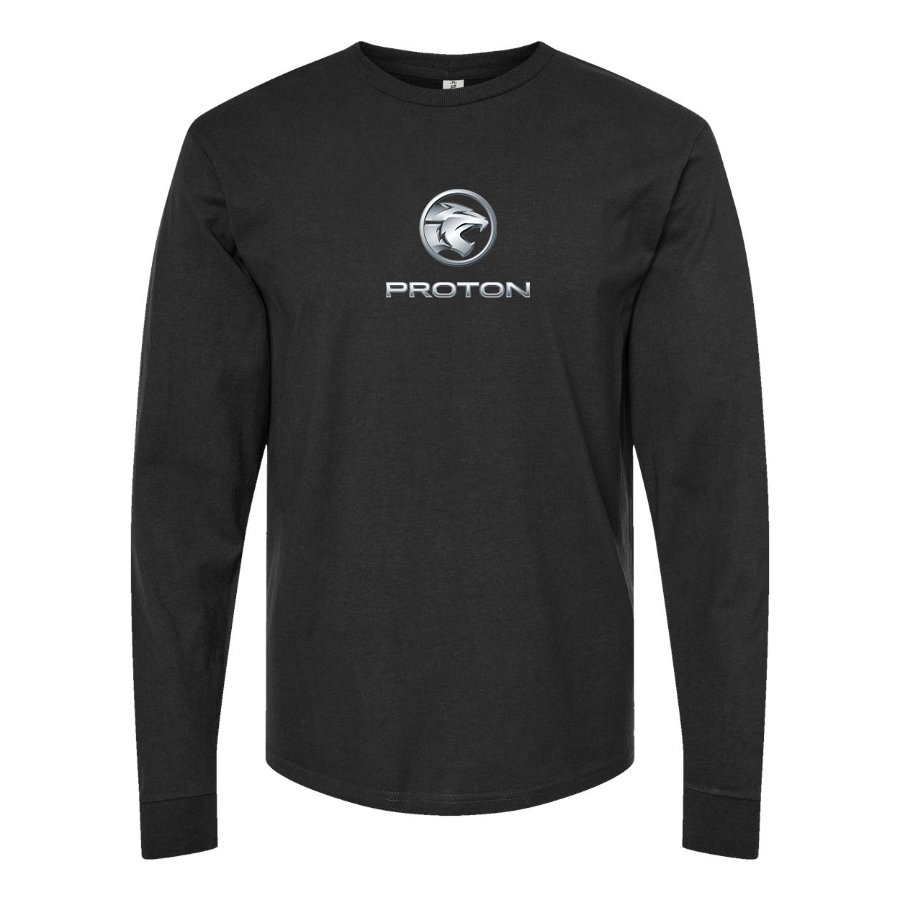 Men's Proton Logo Cotton Long Sleeve T-Shirt