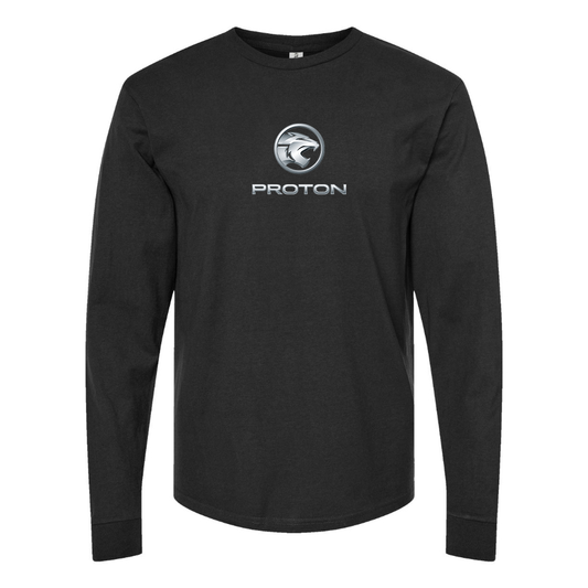 Men's Proton Logo Cotton Long Sleeve T-Shirt