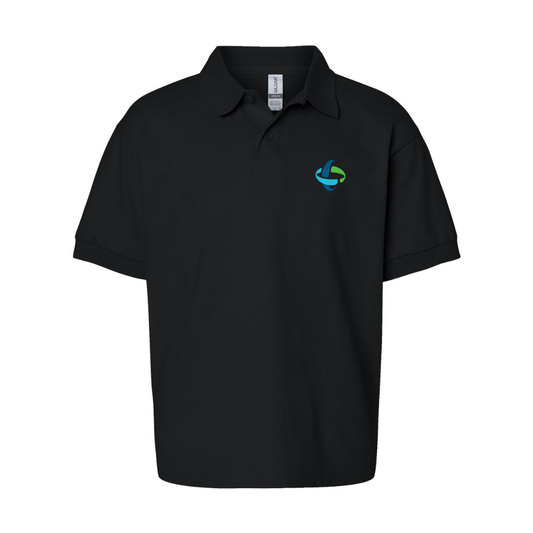 Youth  Duke Energy Gildan Dry Blend Jersey Polo