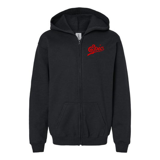 Youth Epic Records Gildan Heavy Blend Full Zip Hooded Sweatshirt