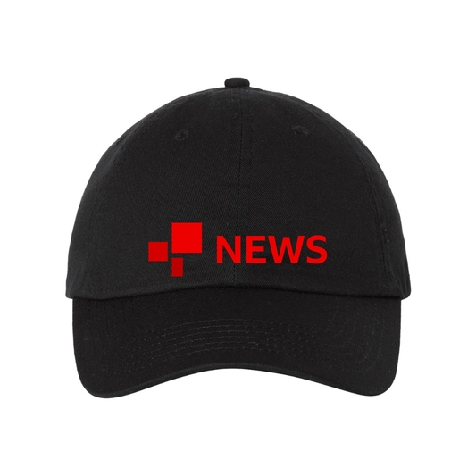 BBC News Valucap Adult Bio-Washed Classic Dad Hat