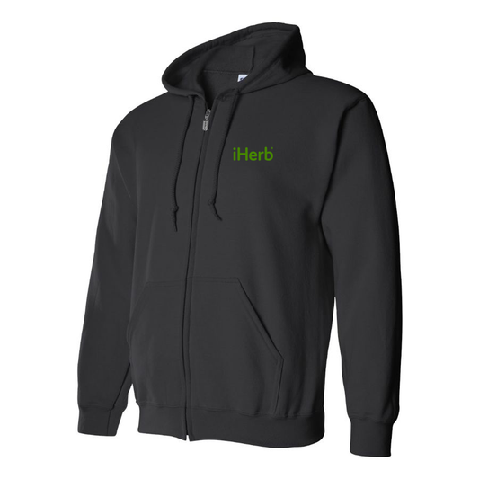 Men's iHerb Logo Zipper Hoodie