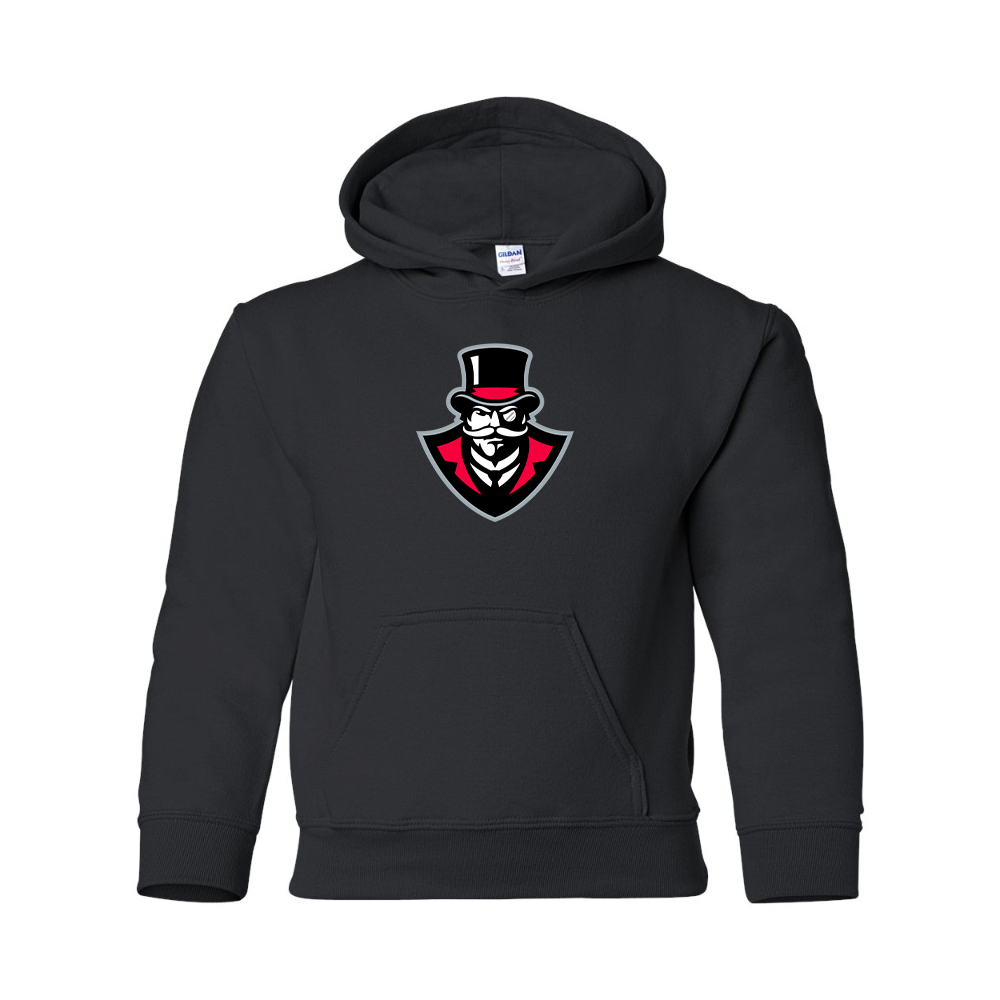 Youth Austin Peay Governors Gildan Heavy Blend  Hooded Sweatshirt
