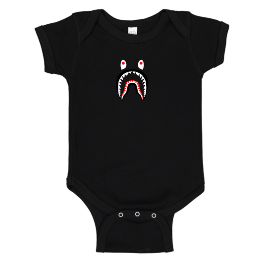 BAPE Shark Logo Baby Onesie Romper
