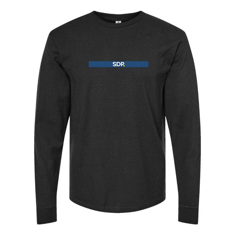Men's   SDP  Logo  Cotton Long Sleeve T-Shirt
