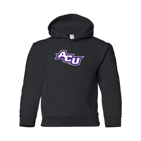 Youth Abilene Christian Wildcats  Gildan Heavy Blend  Hooded Sweatshirt
