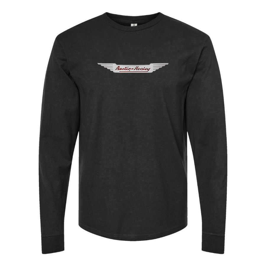 Men's Austin Healey  Logo Cotton Long Sleeve T-Shirt