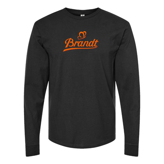 Men's Brandt Zwieback  Logo Cotton Long Sleeve T-Shirt