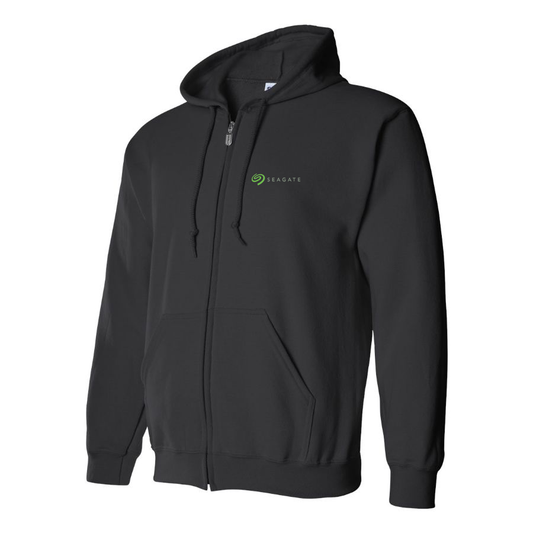 Men's Seagate Logo  Zipper Hoodie