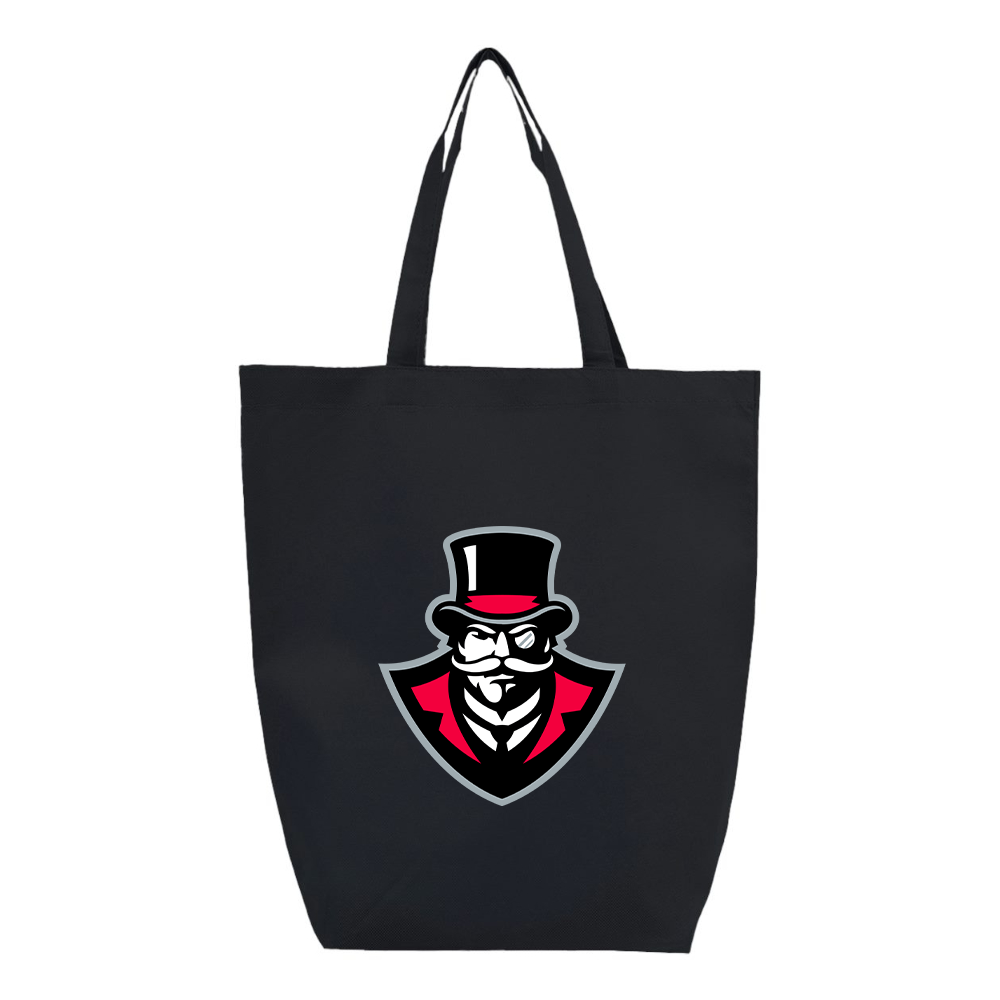 Austin Peay Governors Q-Tees Non-Woven Gusset Bottom Tote