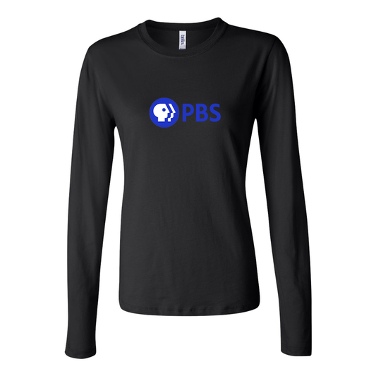BELLA CANVAS PBS Blue Jersey Long Sleeve Tee