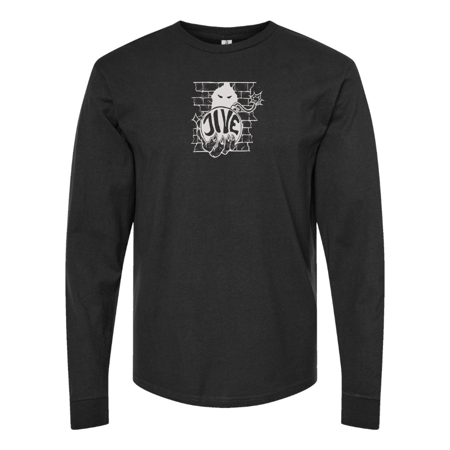 Men's Jivebomb Logo Cotton Long Sleeve T-Shirt