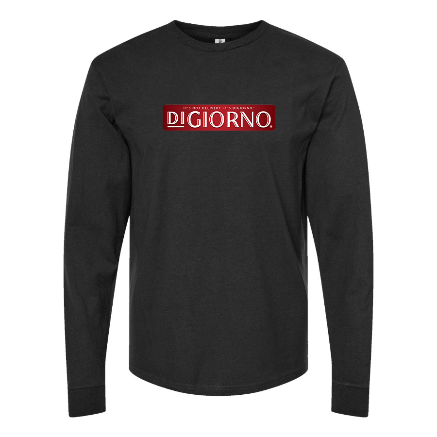 Men's DiGiorno Logo Cotton Long Sleeve T-Shirt