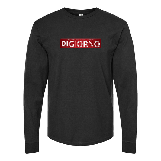 Men's DiGiorno Logo Cotton Long Sleeve T-Shirt