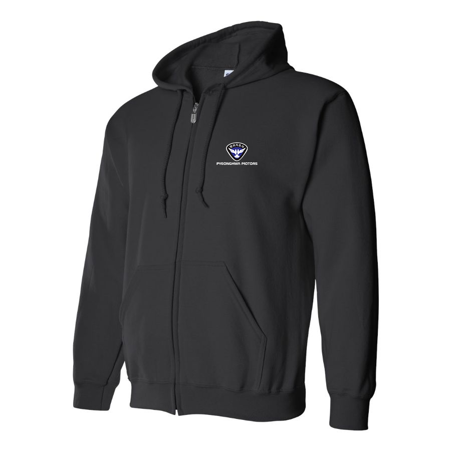 Men's Pyeonghwa Motors Logo Zipper Hoodie