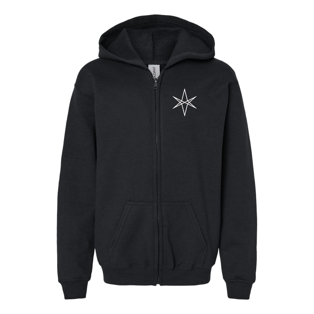 Youth Bring Me the Horizon Gildan Heavy Blend Full Zip Hooded Sweatshirt
