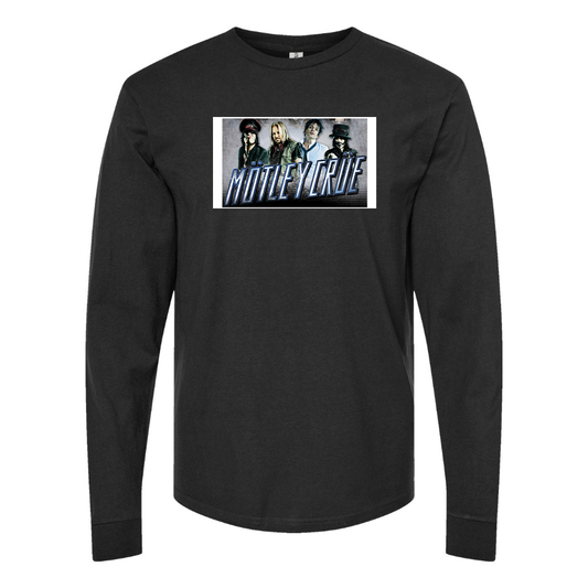 Men's  Motley Crue Logo Cotton Long Sleeve T-Shirt