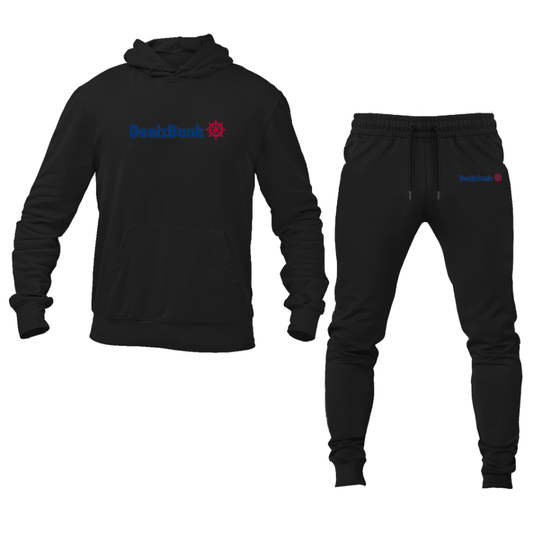 Men's DenizBank Logo Hoodie Joggers Set
