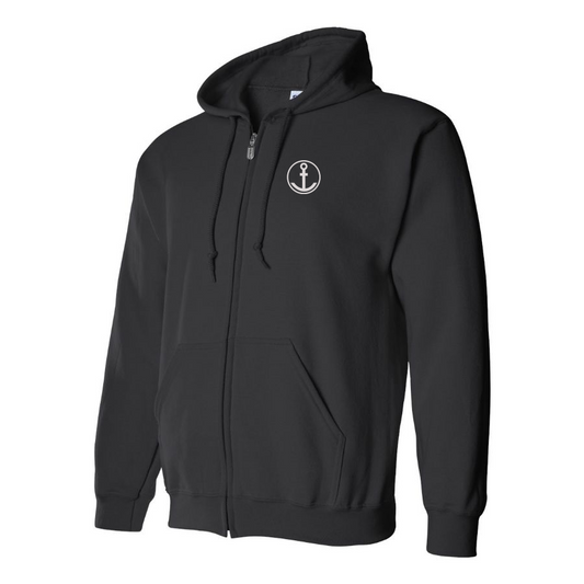 Men's Anker Logo Zipper Hoodie