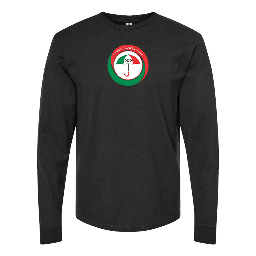 Men's  PDP Logo  Cotton Long Sleeve T-Shirt