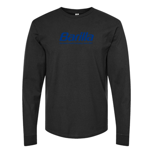 Men's Barilla Logo Cotton Long Sleeve T-Shirt
