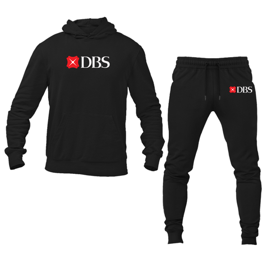 Men's DBS Bank Logo Hoodie Joggers Set