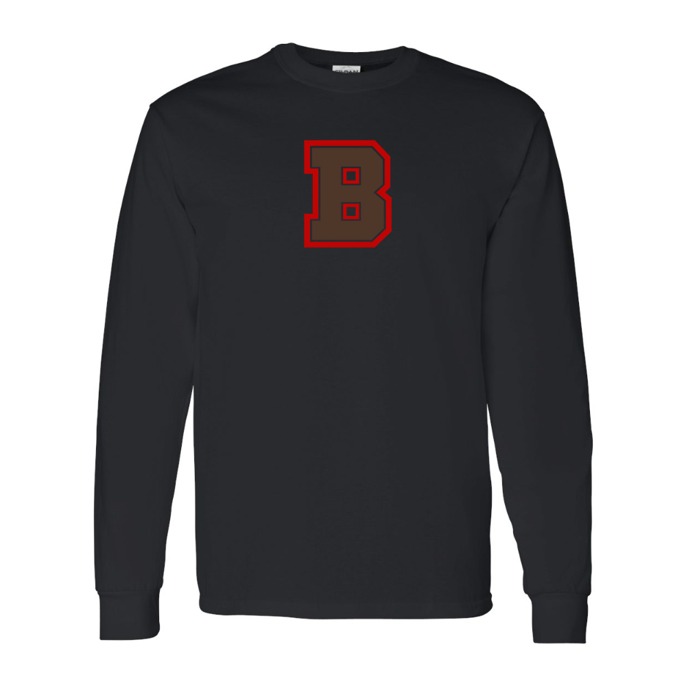 Men's Brown Bears Gildan Heavy Cotton Long Sleeve T-Shirt