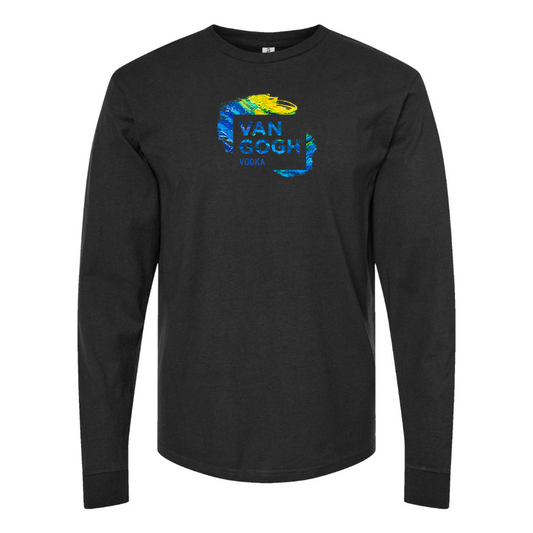 Men's Van Gogh Logo Cotton Long Sleeve T-Shirt