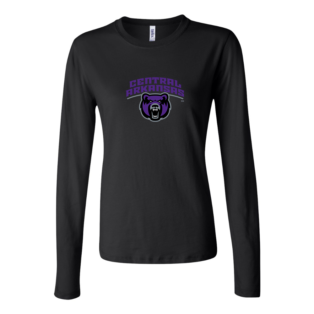 BELLA CANVAS Central Arkansas Bears   Jersey Long Sleeve Tee