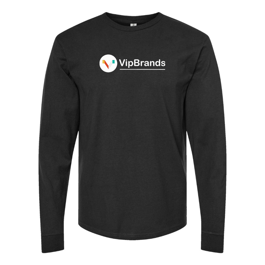Men's VipBrands  Logo Cotton Long Sleeve T-Shirt