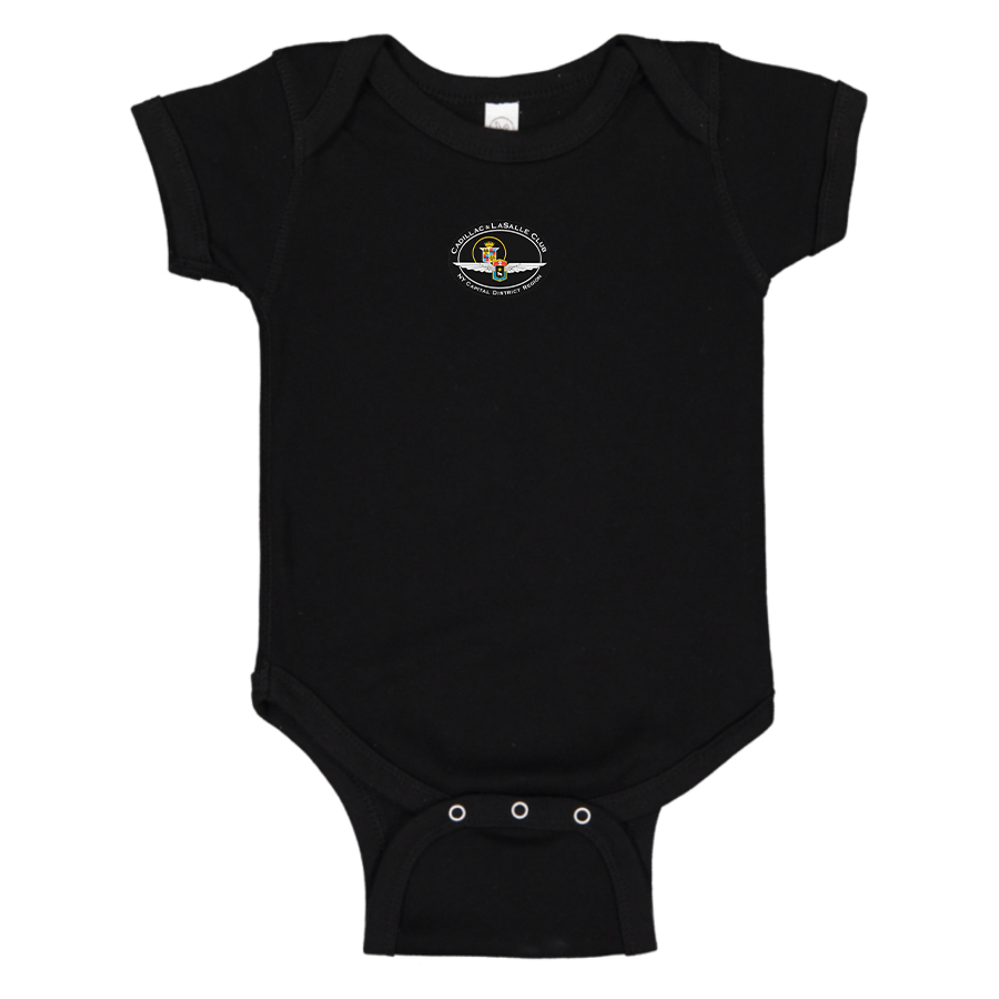 Cadillac and Lasalle Club Logo Baby Onesie Romper