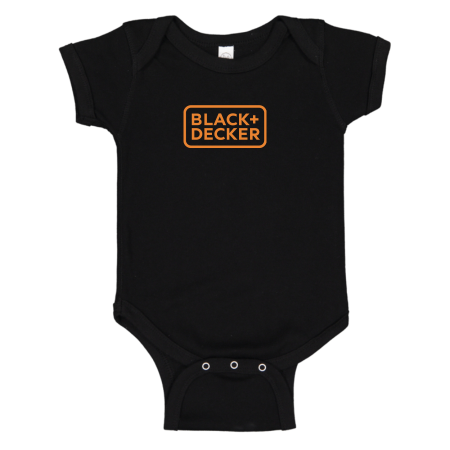 Black Decker Logo Baby Onesie Romper