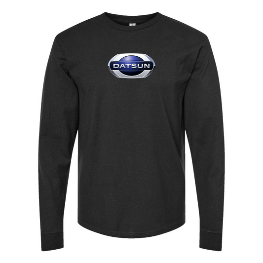 Men's Datsun Logo Cotton Long Sleeve T-Shirt