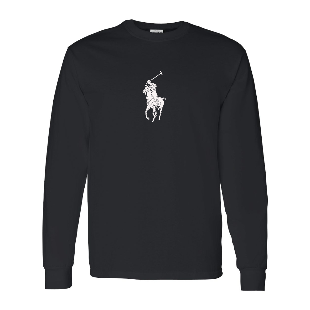 Men's  Polo Ralph Lauren Gildan Heavy Cotton Long Sleeve T-Shirt