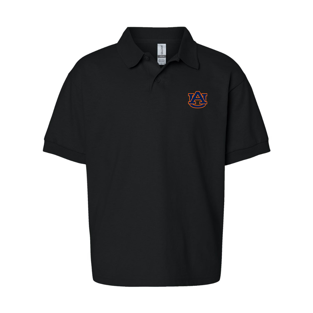 Youth  Auburn Tigers Gildan Dry Blend Jersey Polo