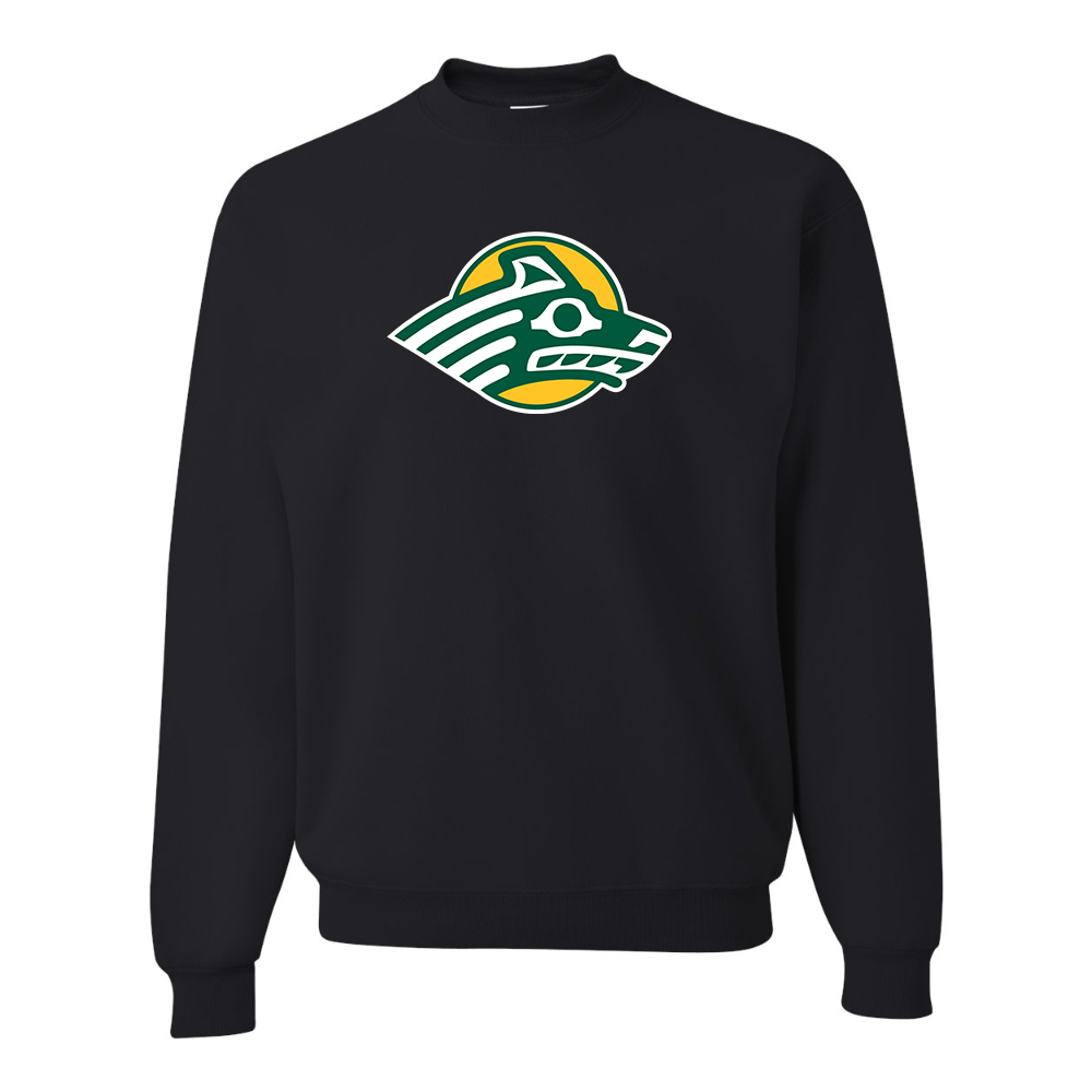Men's Alaska Anchorage Seawolves   JERZEES NuBlend Crewneck Sweatshirt
