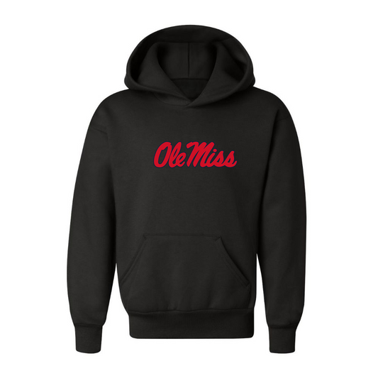 Youth Mississippi Rebels  Logo Pullover Hoodie