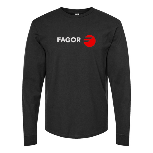 Men's Fagor Logo Cotton Long Sleeve T-Shirt