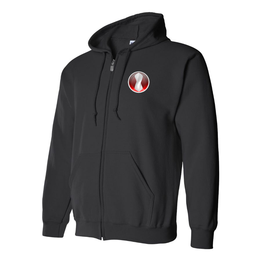 Men's Devon Motorworks Logo Zipper Hoodie