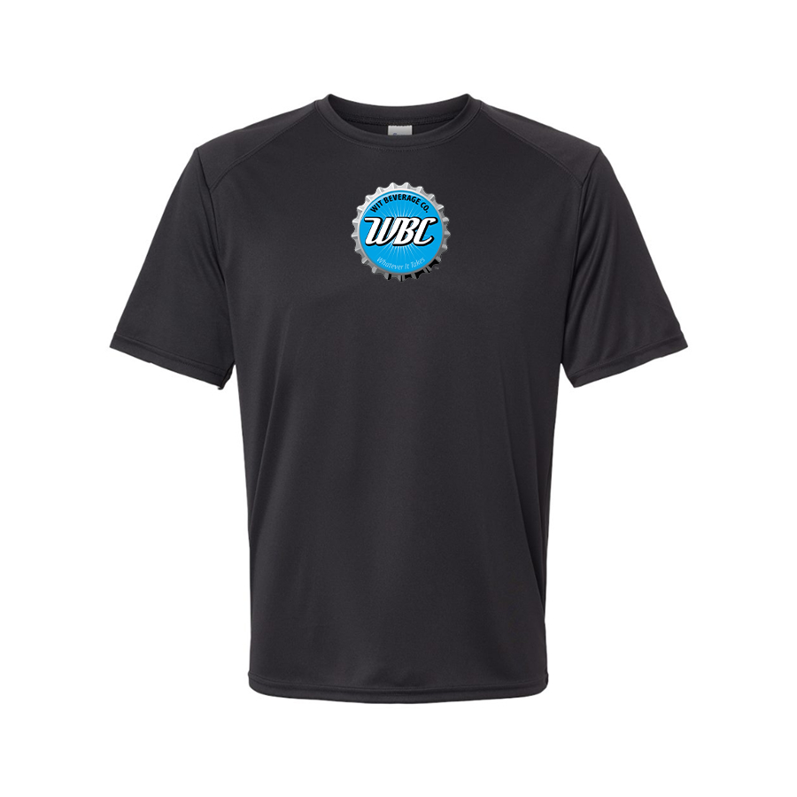 Men's Wit Beverage Company Logo Performance T-Shirt