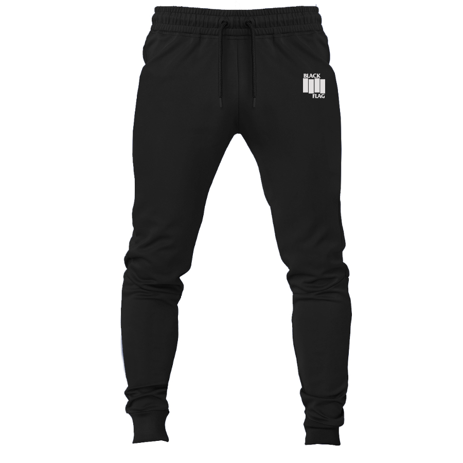 Men's Black Flag Logo Sweatpants Joggers