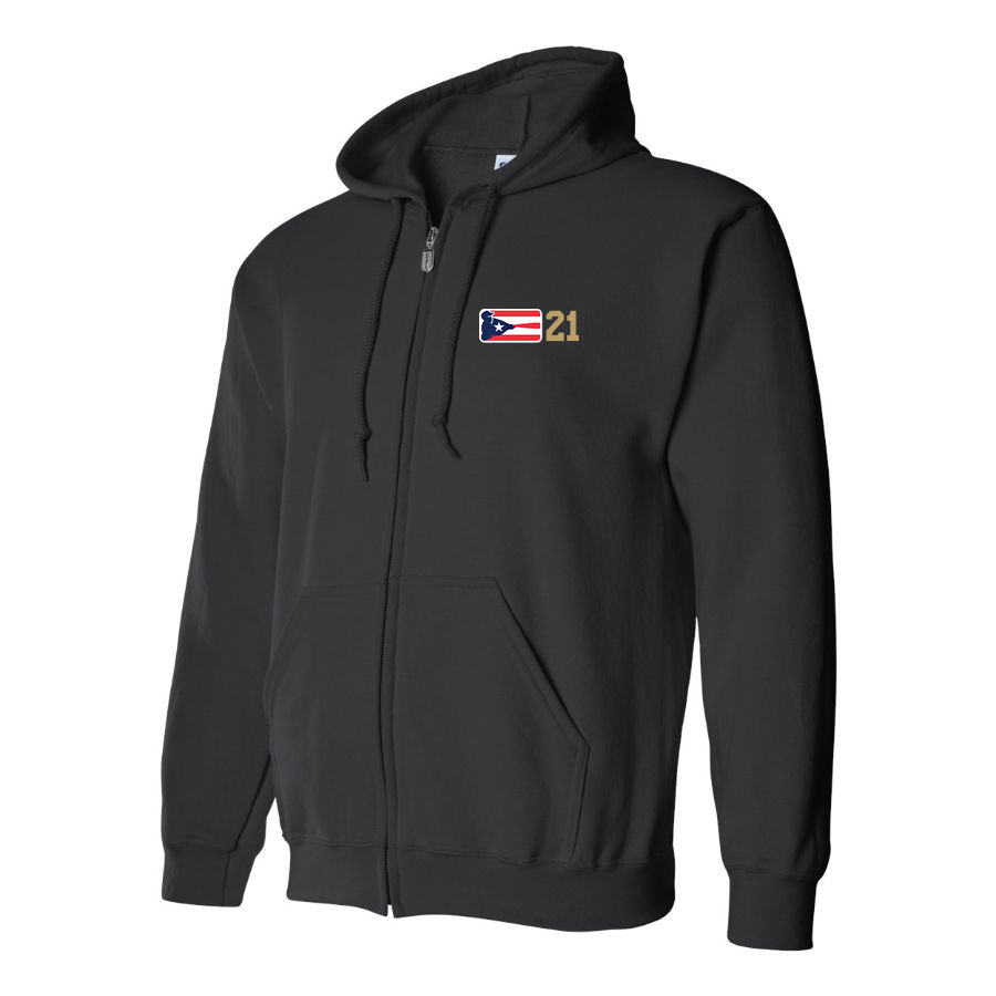 Men's Liga de Beisbol Profesional Roberto Clemente Logo Zipper Hoodie