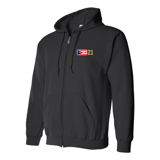 Men's Liga de Beisbol Profesional Roberto Clemente Logo Zipper Hoodie