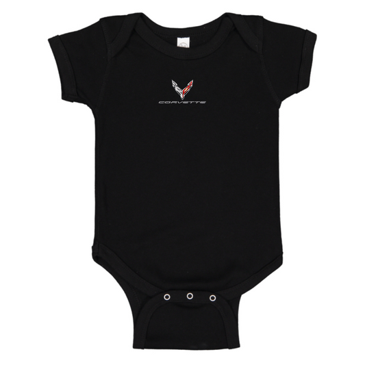 Corvette Logo Baby Onesie Romper