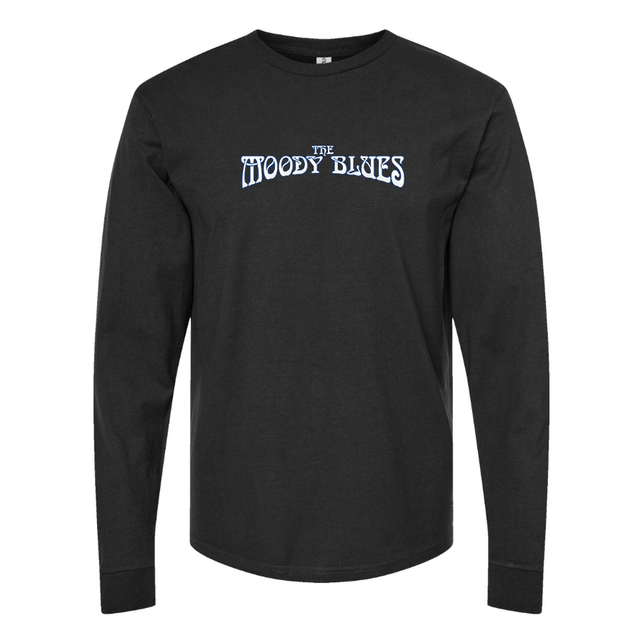 Men's The Moody Blues Logo  Cotton Long Sleeve T-Shirt