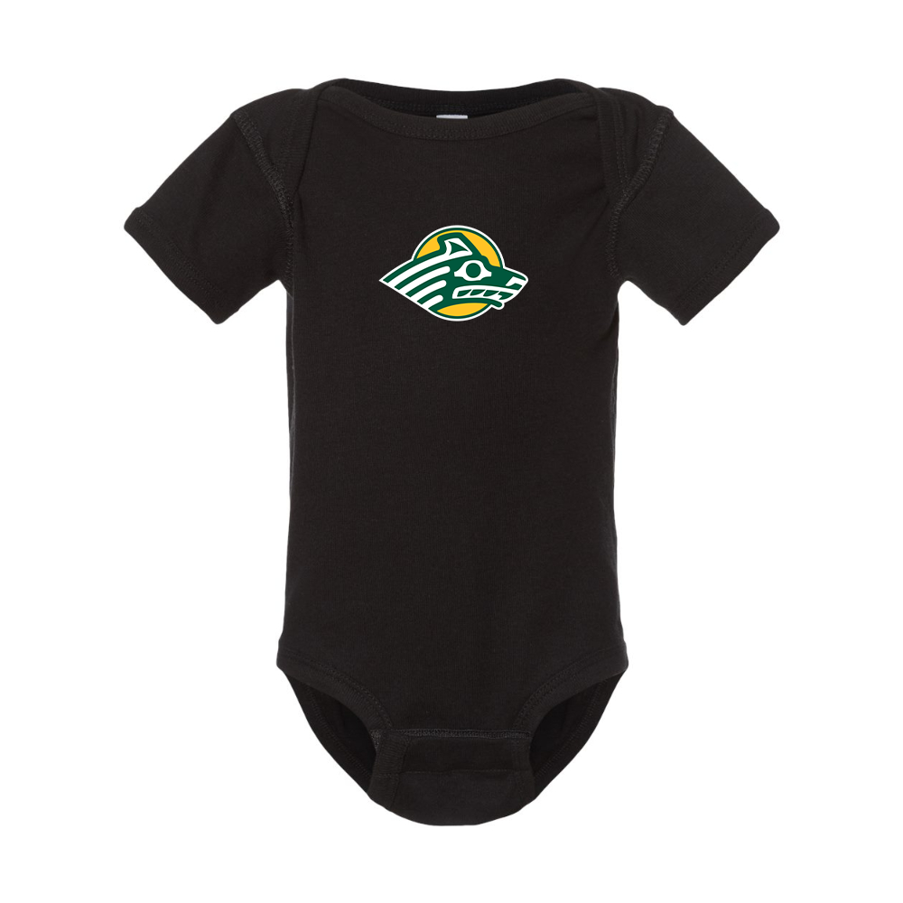 Alaska Anchorage Seawolves  Rabbit Skins Infant Baby Rib Bodysuit