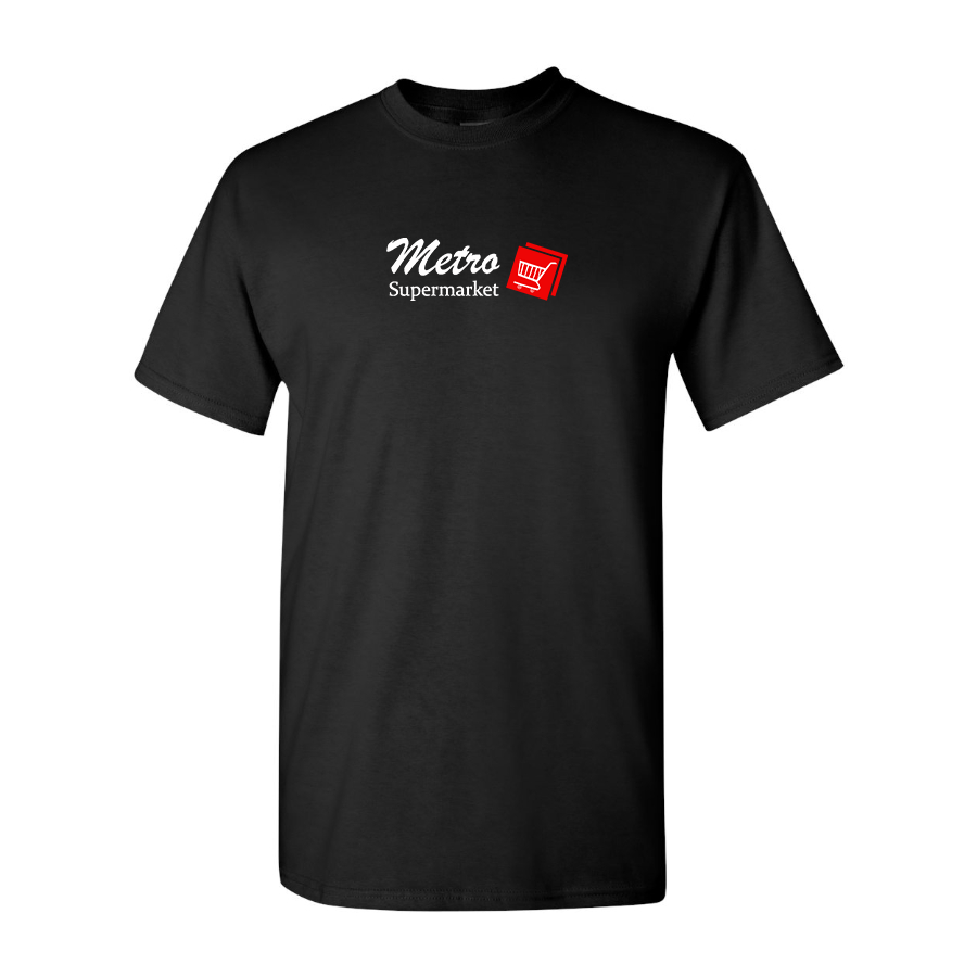Men's Metro Supermarket Logo   Cotton T-Shirt