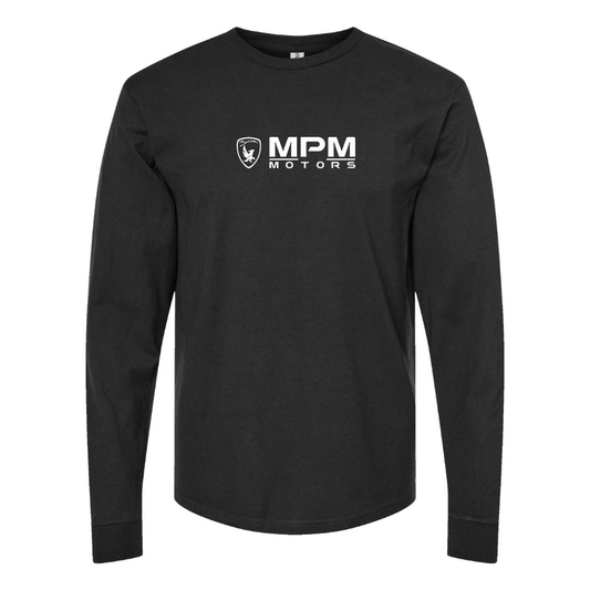 Men's MPM-Motors  Logo Cotton Long Sleeve T-Shirt