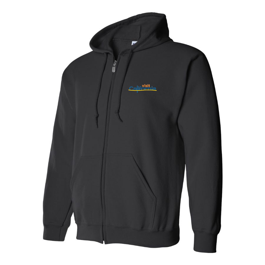 Men's  Visit California   Zipper Hoodie